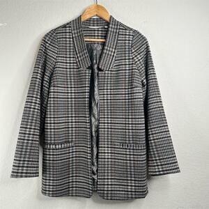 Soft Surroundings Women's Plaid Houndstooth Jacket Size XS Multicolor‎